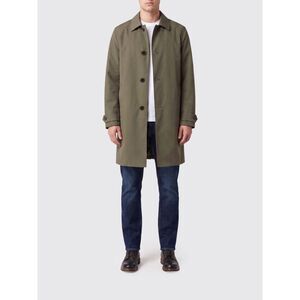 Aspesi Men Aspesi Single-Breasted Knee-Length Trench Coat In Technical Fabric